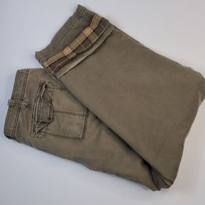 Vintage Flannel Lined Cargo Pants